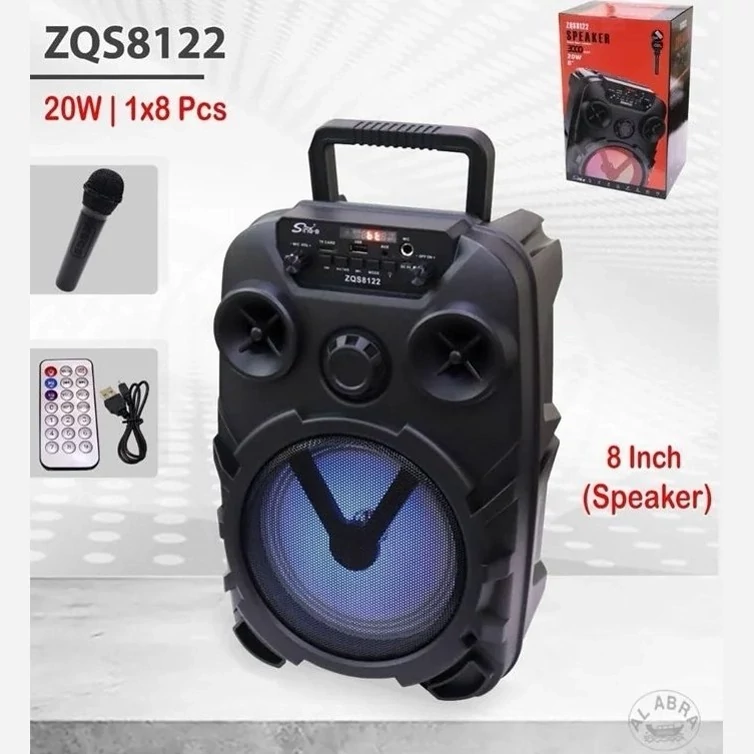 اسپیکر بلوتوثی ZQS-8122 قابل حمل و شارژی