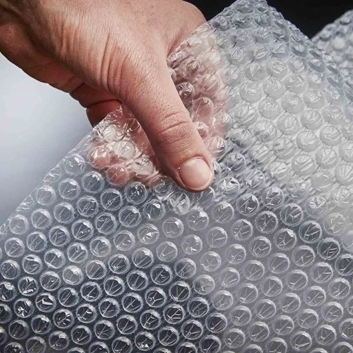 نایلون حبابدار ضربه گیر طول 50 متر عرض 100 سانتیمتر نایلون ضربه گیر