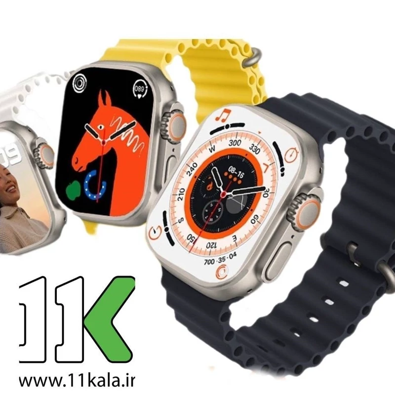 ساعت هوشمند اولترا مدل M58 برند JSYES مشکی بند مشکی ا JSYES M58