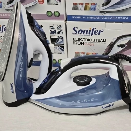 اتو بخار سونیفر (کفه سرامیکی) 1600w (طراحی ارگونومیک) SF-9066