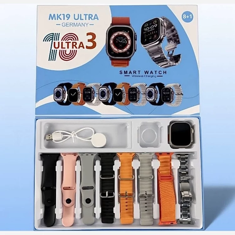 ساعت هوشمند پک 8 بند mk19 ultra Smart watch pack