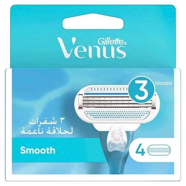 یدک ژیلت ونوس مخصوص بانوان 4 عددی