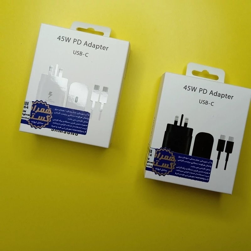 شارژر دیواری اورجینال سامسونگ مدل EP-TAB845  همراه با کابل  45 وات
