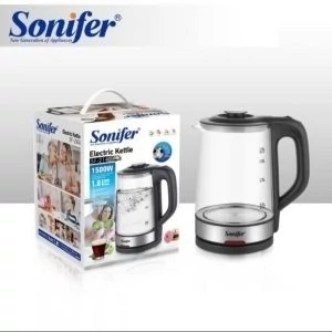 کتری برقی شیشه ای  پیرکس 1.8 لیتر  1500 وات