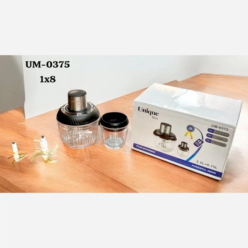خردکن دوکاسه یونیک مدل UM-0375 (ضمانت سللامت کالا)