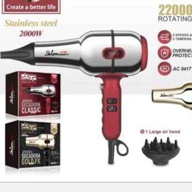 سشوار حرفه ای گلد 2000 وات dsp دی اس پی مدل Ref-37082