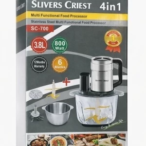 خردکن 4 کاره دو کاسه سیلور کرست Slivers Criest مدل SC 700