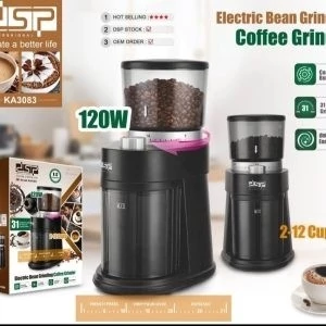 آسیاب قهوه DSP مدل KA3083  آسیاب برقی با تیغه مخروطی و انتخاب 31 درجه