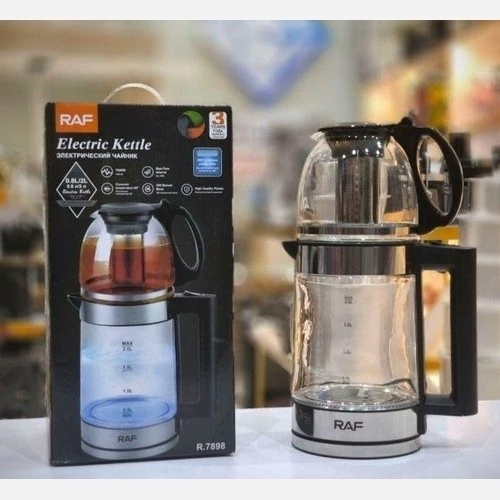 چای ساز  راف مدل R 7898 ظرفیت 2 لیتر + 0.8 لیتر