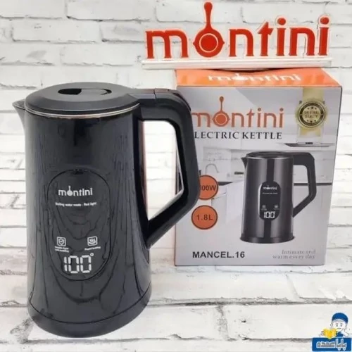 کتری برقی مونتینی مدل MANCEL.16 ظرفیت 1.8 لیتر توان 1500 وات