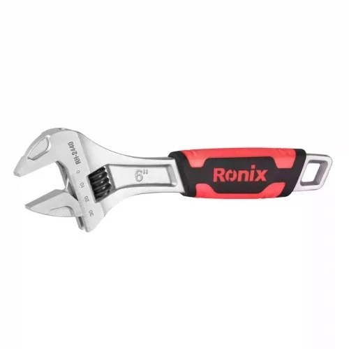 آچار فرانسه سایز 6 روکش دار مدل RH-2440 رونیکس