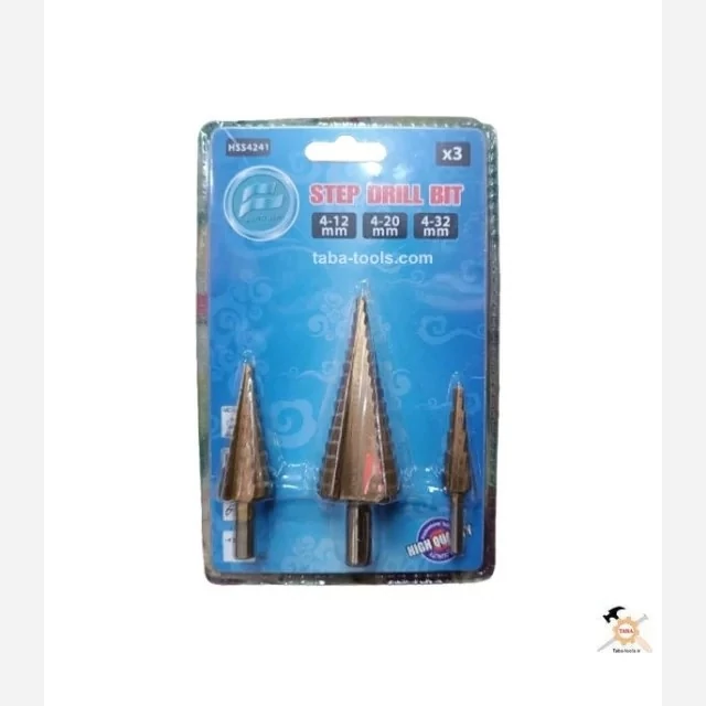 ست مته کاجی مخروطی 3 عددی