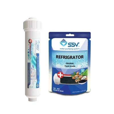 فیلتر یخچال ساید بای ساید اس اس وی مدل RCH-2500G به همراه شارژر یدک  42