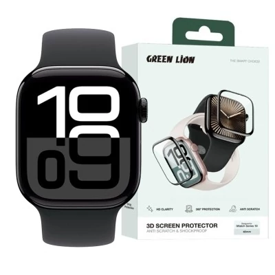 گلس اپل واچ سری 10 سایز 42 میلی متری گرین لاین مدل 3D Screen Protector 5.0