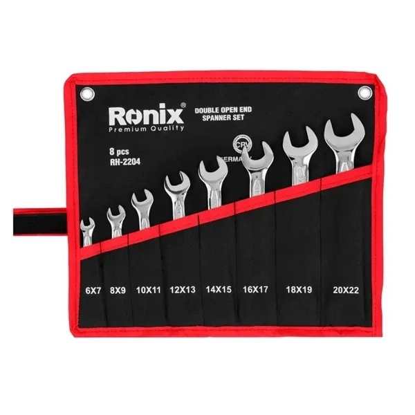 ست آچار دو سر تخت رونیکس مدل RH-2204 مجموعه ۸ عددی