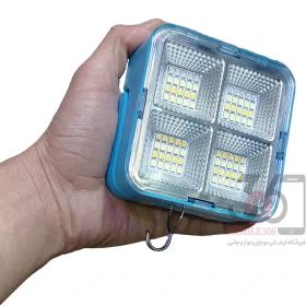 مینی پروژکتور شارژی خورشیدی مدل CK906A با قابلیت پاوربانک